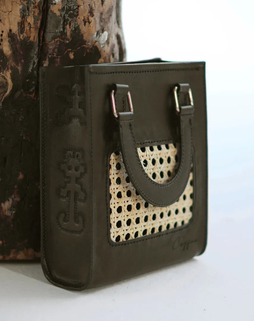 Coffee OG Strap Bag close up view